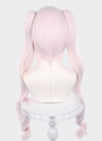 Goddess of Victory: Nikke Alice Long Wavy Pale Pink Cosplay Wig + Ponytails TB1707