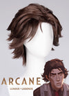 League of Legends LOL Arcane Viktor Brown Cosplay Wig TB1717