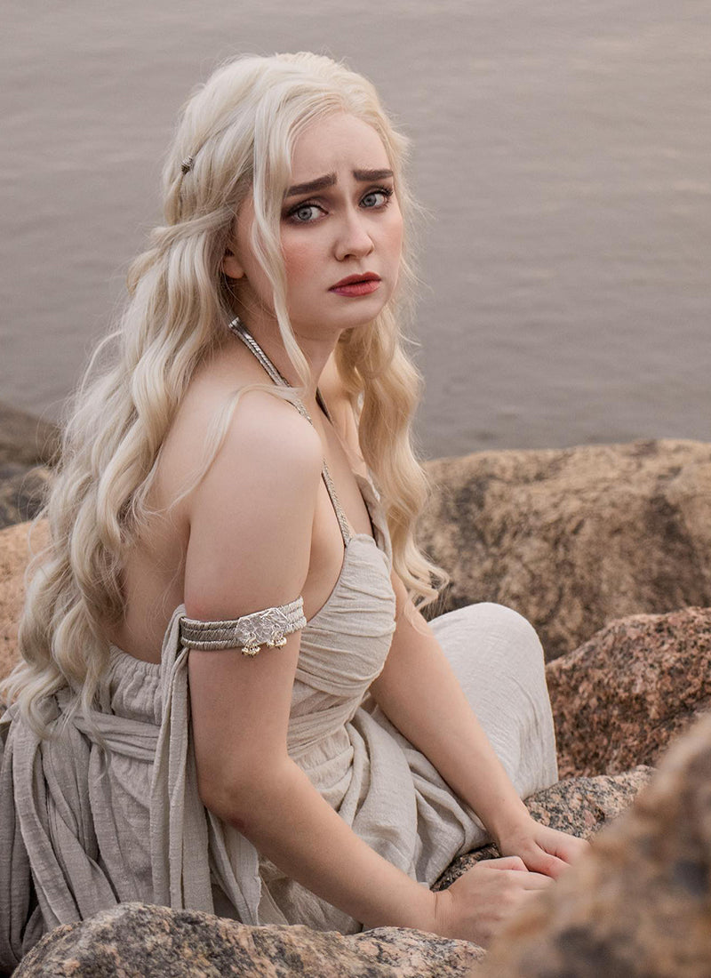 White khaleesi clearance wig