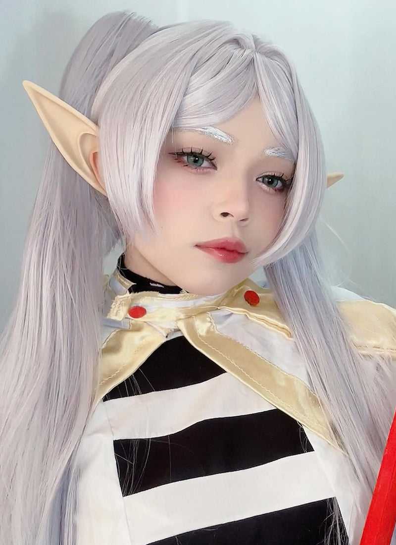 Frieren: Beyond Journey's End Frieren Long Silver White Cosplay Wig TB1693