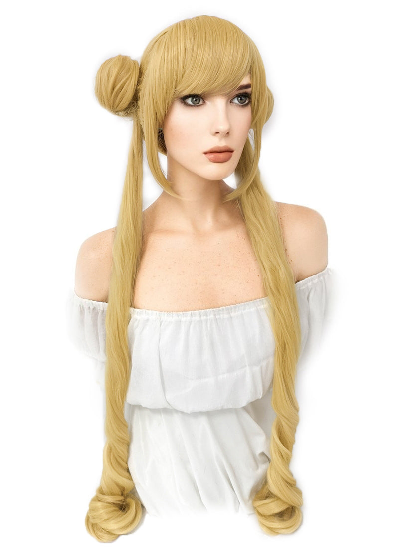 Blonde wig clearance anime