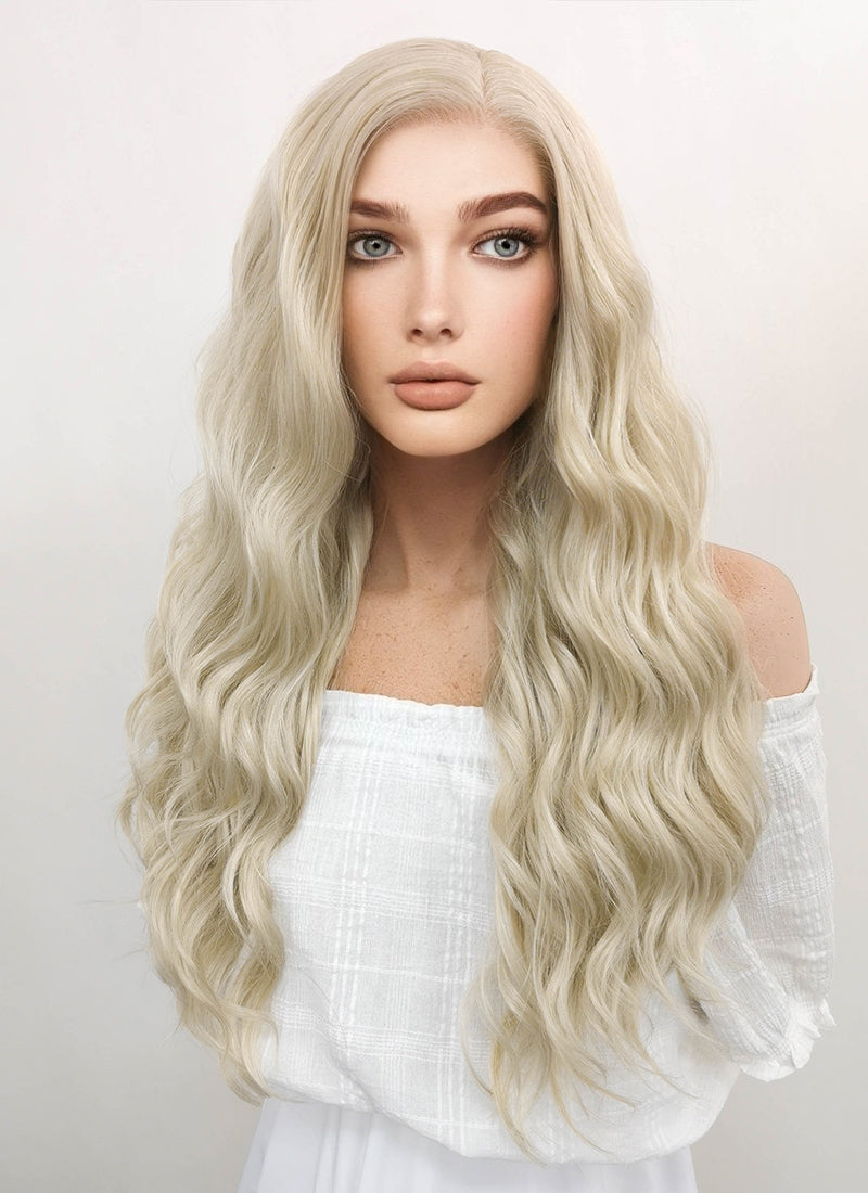 Ash blonde shop wig