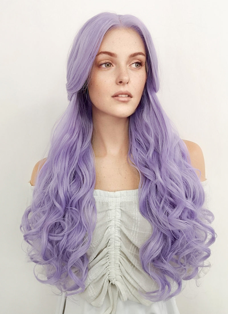 Purple lace front wig factory