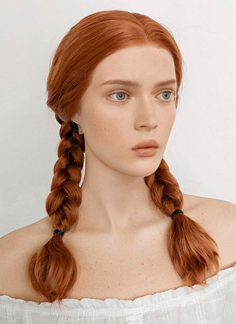 Stranger Things Max Mayfield Long Wavy Ginger Lace Front Wig