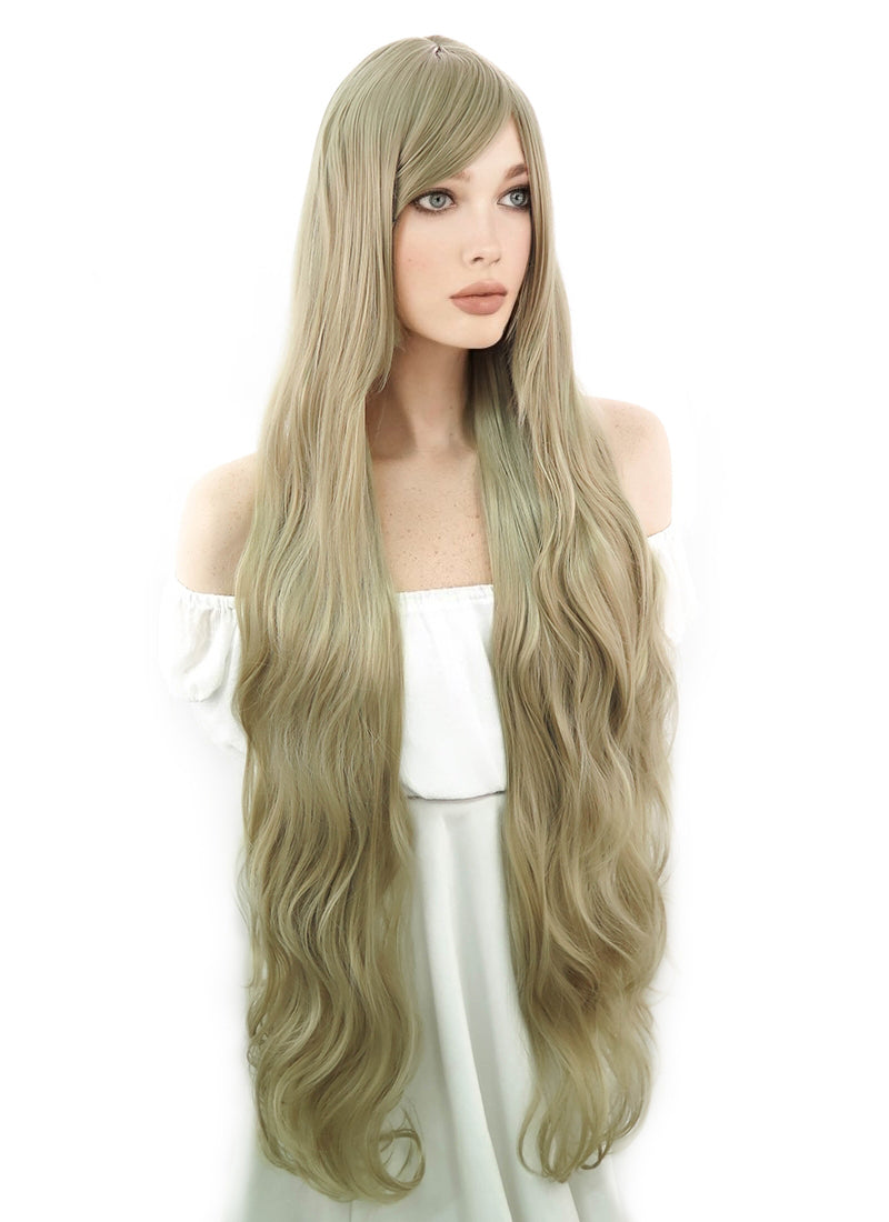 Curly blonde 2025 cosplay wig