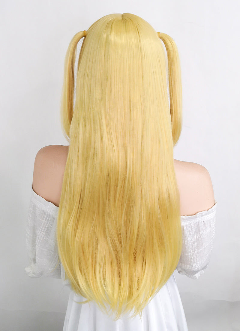 Long blonde anime wig best sale